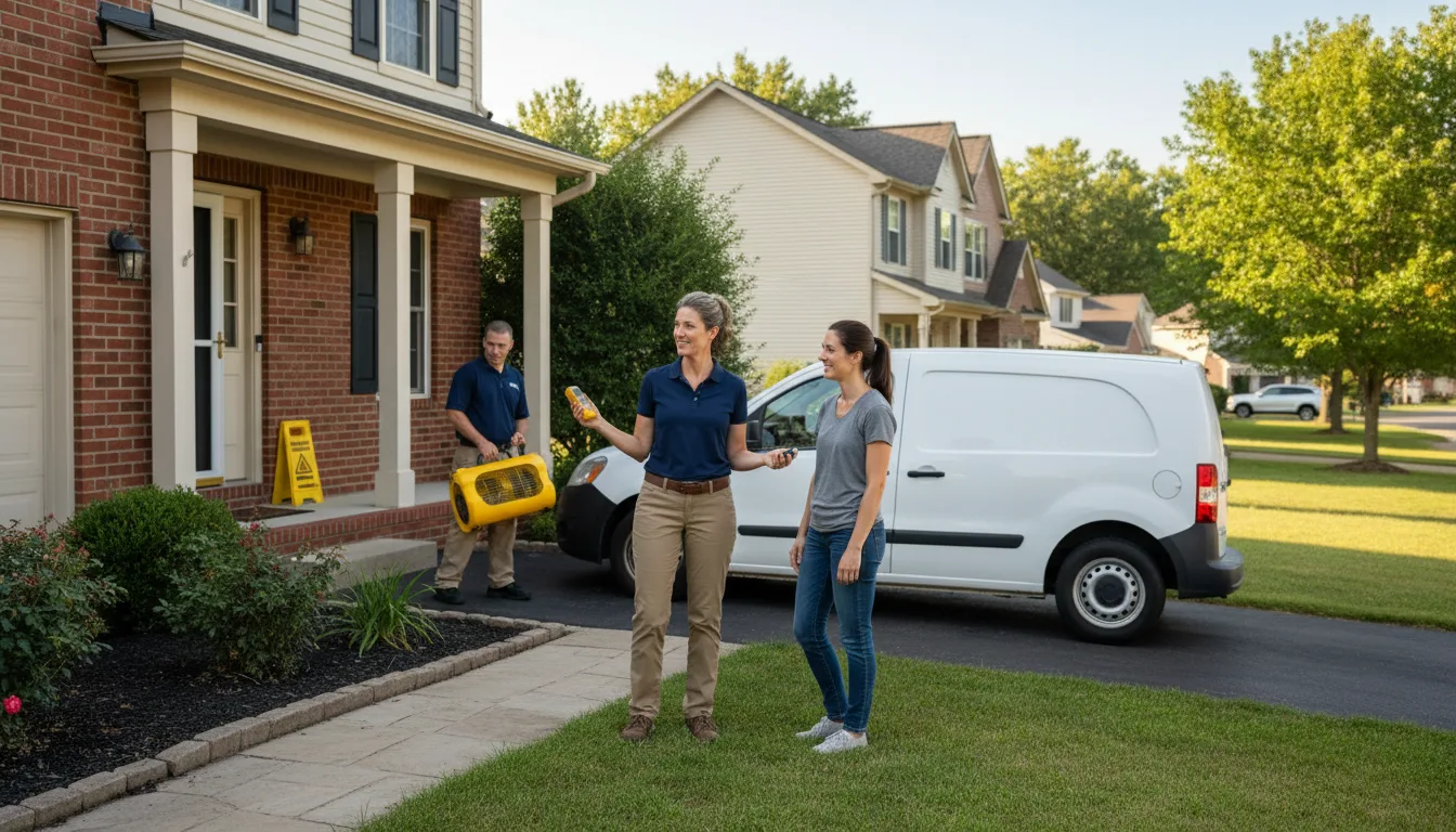 Residential water damage restoration in Polson, MT